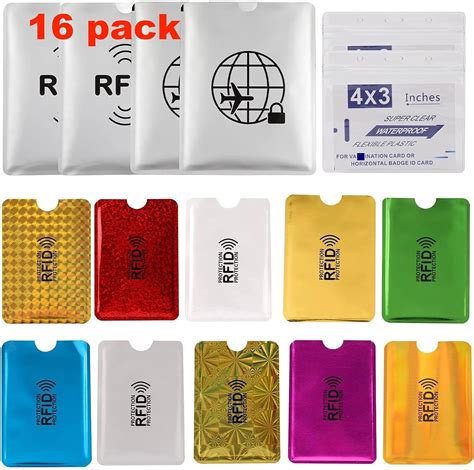 18 RFID Blocking Sleeves (14 Credit Card Holders & 4 Passport 